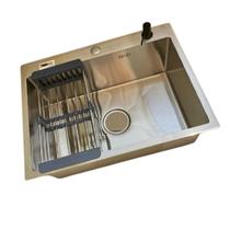 Cuba Gourmet 60x45cm Aço Inox 304 C/Acessórios Completa Pia Cozinha