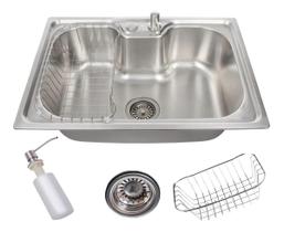 Cuba Gourmet Aço Inox 304 60x42cm Com Acessórios