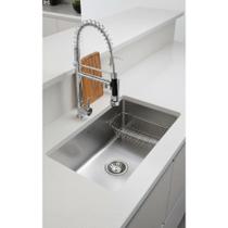 Cuba Gourmet Aço Inox 50cm C/ Torneira e Tábua