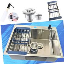 Cuba Gourmet C/ Acessórios 60x45cm Aço Inox 304 Cozinha Pia Cuba Gourmet C/ Acessórios 60x45cm Aço Inox 304 Cozinha Pia