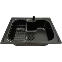 Cuba Gourmet Cozinha 60X42cm Inox Preta com Acessórios - CUB-001-B - STILLUS HOME Cuba Gourmet Cozinha 60X42cm Inox Preta com Acessórios - CUB-001-B - STILLUS HOME