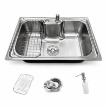 Cuba Gourmet Cozinha Aço Inox 304 60x42 cm com Acessórios - STILLUS HOME Cuba Gourmet Cozinha Aço Inox 304 60x42 cm com Acessórios - STILLUS HOME