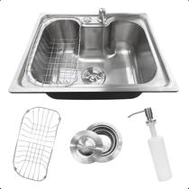 Cuba Gourmet Cozinha Aço Inox 304 Com Acessórios 50x40cm Cuba Gourmet Cozinha Aço Inox 304 Com Acessórios 50x40cm