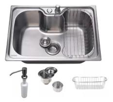 Cuba Gourmet Cozinha Aço Inox 60x42cm Com Acessórios