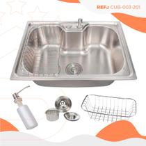 Cuba Gourmet Cozinha Aço Inox Com Acessórios 50x40cm