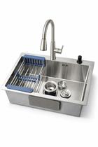 Cuba Gourmet Cozinha Inox Escovado + Torneira Monocomando + Kit Completo