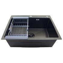 Cuba Gourmet em Aço Inox 304 Nano Black 60x45cm Guimmis.casa