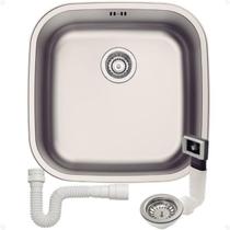 Cuba Gourmet Inox Tramontina Aria Maxi Grande 40x40 Fosca Escovada Com Escape Ladrão 10 Anos De Garantina Aço 304