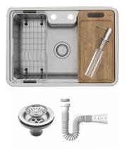 Cuba Gourmet Morgana Docol Massima Aço Inox De Sobrepor Embutir Com Acessórios