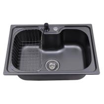 Cuba Gourmet para Cozinha com Acessórios Aço Inox 201 Texturizado 42x60cm Preto Carajás