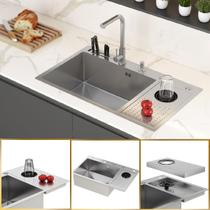 Cuba Gourmet Para Cozinha Zurique Aço Inox 304 Lava Copos GoldenX