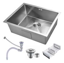 Cuba Gourmet Pia Inox Quadrada Cozinha Luxo 50x45 Acessórios