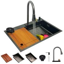 Cuba Gourmet Premium Cascata Lavador Copos Torneira Completa Cuba Gourmet Premium Cascata Lavador Copos Torneira Completa