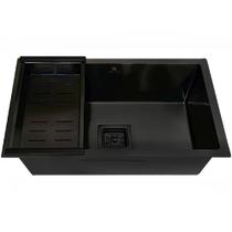 Cuba Gourmet Premium Quadrada Aço Inox Preta 60x40cm com Acessórios - CUB-022 - STILLUS HOME