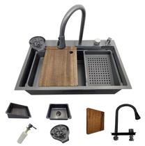 Cuba Gourmet Premium Torneira Cascata Lava Inox 60x42cm Cuba Gourmet Premium Torneira Cascata Lava Inox 60x42cm