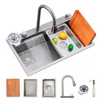 Cuba Gourmet Premium Torneira Cascata Lavador Copos Completa Cuba Gourmet Premium Torneira Cascata Lavador Copos Completa