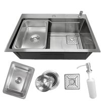 Cuba Gourmet Quadrada Aço Inox 304 68x45 Acessórios Grafite
