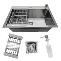 Cuba Gourmet Quadrada Aço Inox 304 Escovada 60x40 Acessórios Cuba Gourmet Quadrada Aço Inox 304 Escovada 60x40 Acessórios