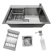 Cuba Gourmet Quadrada Aço Inox 304 Escovada 60x40 Acessórios Cuba Gourmet Quadrada Aço Inox 304 Escovada 60x40 Acessórios