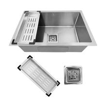 Cuba Gourmet Quadrada Aço Inox 304 Escovada 60x40cm Premium