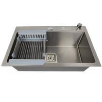 Cuba Gourmet Quadrada Aço Inox Escovado 60x40cm com Acessórios - CUB-006 - STILLUS HOME