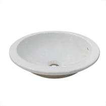 Cuba incepa embutir/sobrepor redonda branco 36cm
