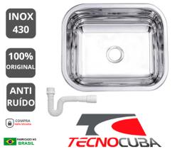 Cuba Industrial 50x40x20 + sifão - TECNOCUBA