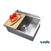 Cuba Inox Artizan Welle 60X46X20 Com barra de Acessórios Cuba Inox Artizan Welle 60X46X20 Com barra de Acessórios