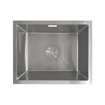 Cuba Inox de Cozinha - Embutir ou Sobrepor Gourmet 50x40 com Acessórios - Prata