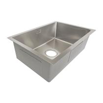 Cuba Inox de Cozinha - Embutir ou Sobrepor Gourmet 70x40 com Acessórios - Prata