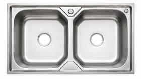 Cuba Inox Gourmet Cozinha Dupla Luxo Aço 304 Com Válvula