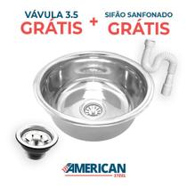 Cuba Inox Gourmet Redonda 250X250X140Mm Polida American