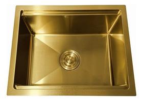 Cuba Inox Gourmet Support Dourada Sobrepor Embutir 50x40cm