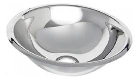 Cuba Inox Meia Bola Lavatório 25cm Aço 304 Polida Alto Brilho