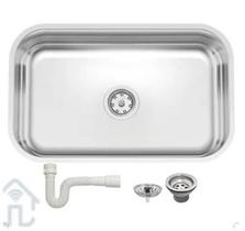 Cuba Inox N2 Tramontina Pia Cozinha Standard 56x34x14 Fosca C/Sifão e Válvula