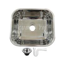 Cuba Inox N3 40x34x17cm Tecnocuba Alto Brilho Válvula e Sifão Flexível Gratuitos