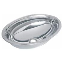 Cuba inox oval 45x31,5 cm alt. 130 mm grande aço 304