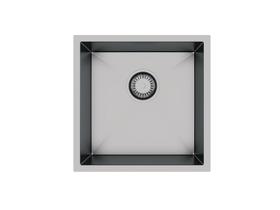 Cuba Inox Quadrada Gourmet Com Válvula 350 X 350 - Calha Úmida