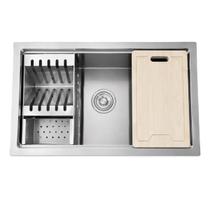 Cuba Inox Support Sobrepor Embutir 5040 Organizador E Tabua