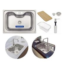 Cuba Inox Tramontina Morgana Acetinado 69x49cm Com Acessorios