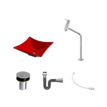 Cuba L30 C/Torneira Link e Válv Click V2 + Sifão Crom e Flex Cuba L30 C/Torneira Link e Válv Click V2 + Sifão Crom e Flex