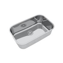 Cuba Mekal Linha Extra CS-2 56x34 Aço Polido Cuba Mekal Linha Extra CS-2 56x34 Aço Polido