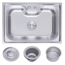 Cuba Moana Cozinha Gourmet 60x42x20cm Aço Inox Luxo Com Valvula Ls-6042s - Levo
