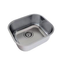 Cuba n.0 Docol Invicta 40x34x18 cm em Aço Inox Acetinado com Válvula 4.1/2"