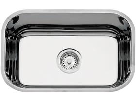 Cuba n.1 Tramontina 47 x 30 x 14 cm Lavínia 47 BL Standard em Aço Inox 430 Polido Com Válvula