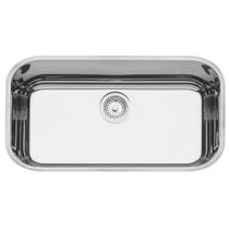 Cuba n.2 Tramontina Lavínia Perfecta em Aço Inox Polido 56 x 34 x 14 cm com Válvula 94054407