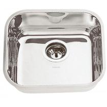 Cuba N1 LUXO 48x32x16CM em Inox Alto Brilho AISI 430 Furo 4,5" com Válvula - PIANOX