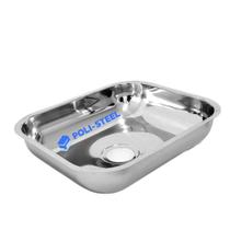 CUBA N1 RASA CONICA 0,4 430 FURO CENTRAL 3 1/2'' - 46x30x11 CUBA N1 RASA CONICA 0,4 430 FURO CENTRAL 3 1/2'' - 46x30x11