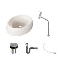 Cuba OV39 C/Torneira Link+Válv.Click 7/8b+Sifão Cromado+Flex