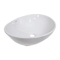 Cuba Oval de Apoio Sobrepor Banheiro Lavabo em Louça - Luxo Cuba Oval de Apoio Sobrepor Banheiro Lavabo em Louça - Luxo